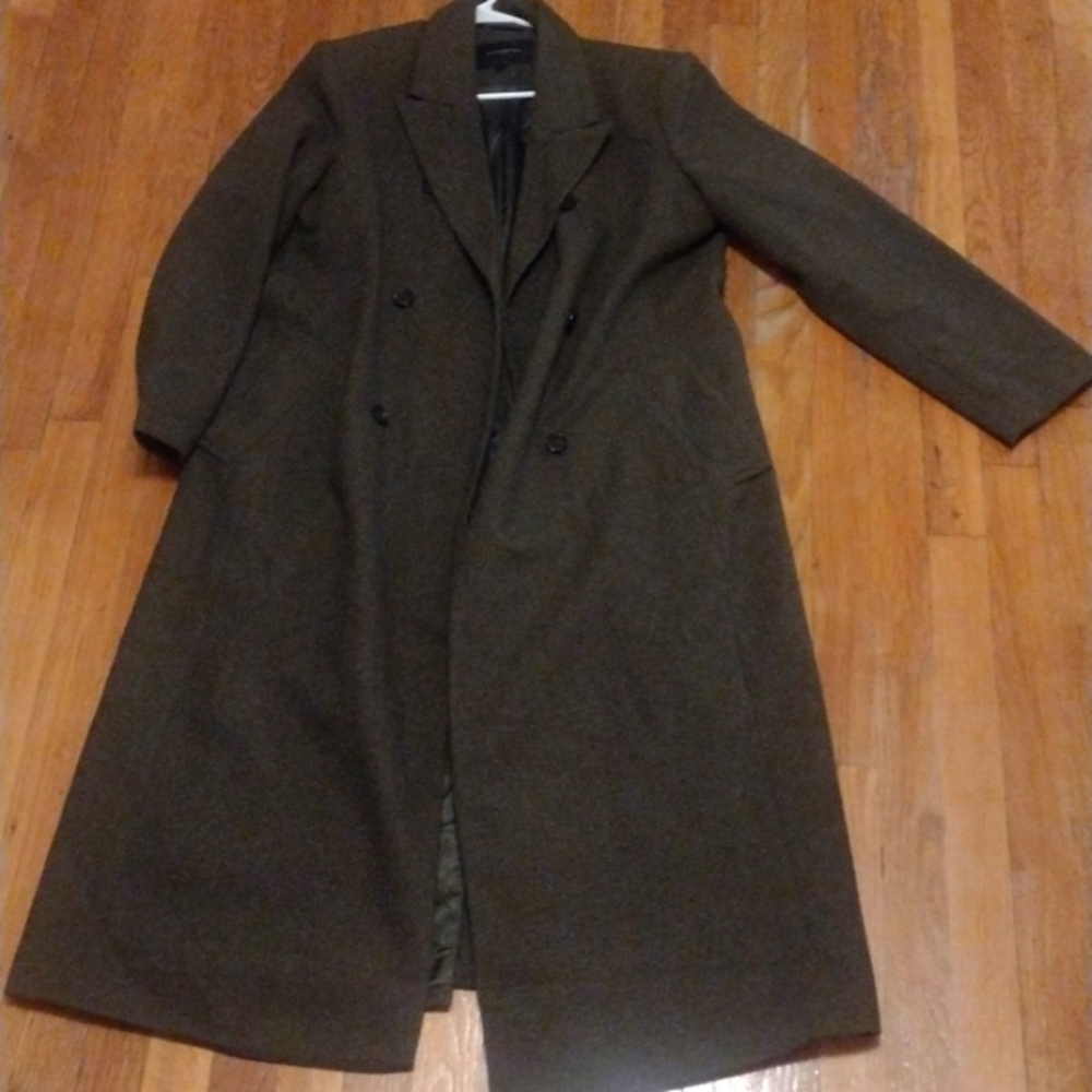 Banana Republic Herringbone Blazer Coat in Olive